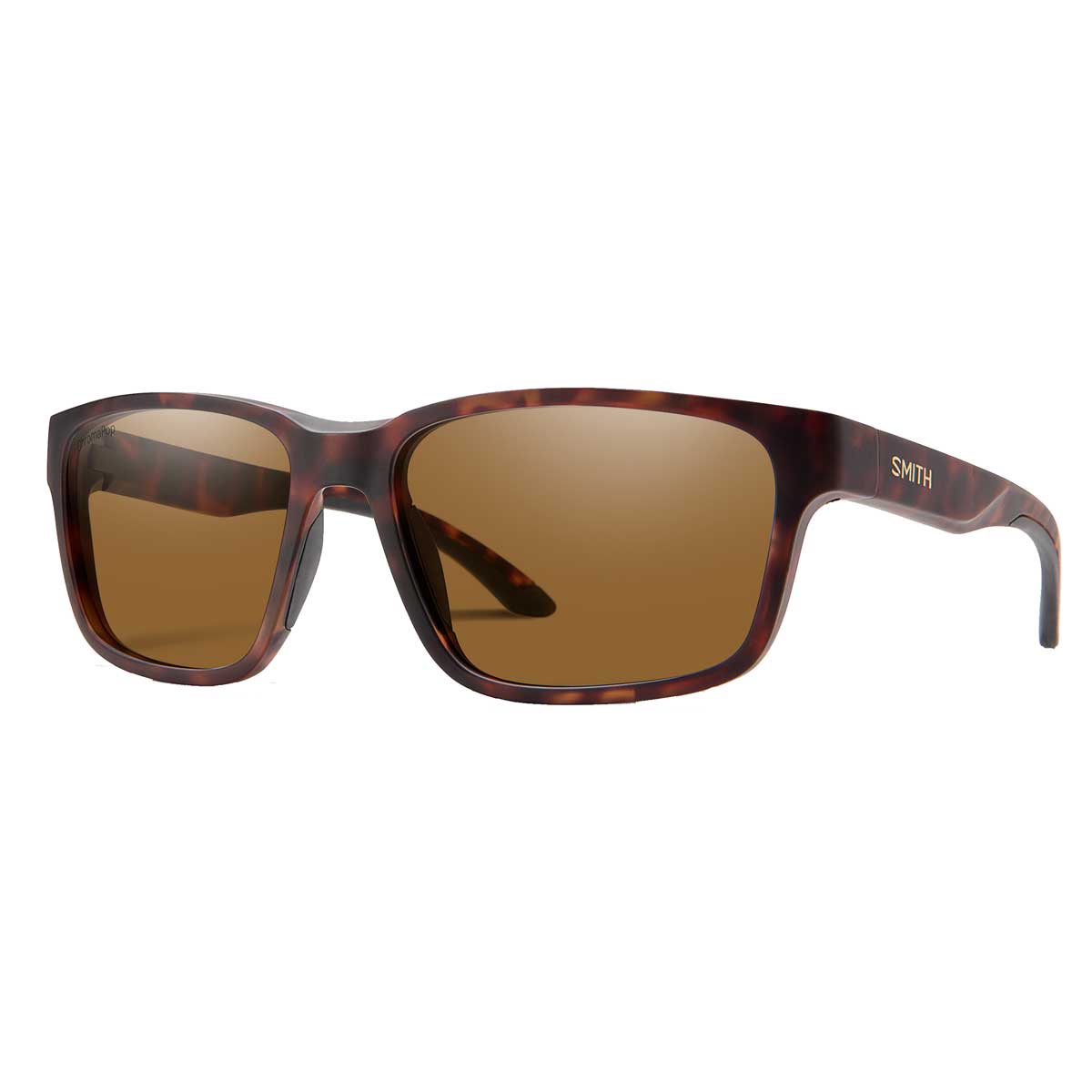 Smith Basecamp Sunglasses ChromaPop Polarized in Matte Tortoise with Brown